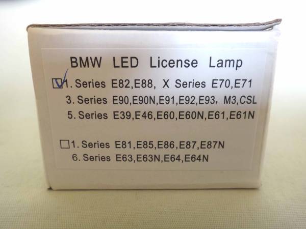 BMWE46など用【LEDライセンスランプ】超人気商品・超超特価(2)残りわずか_画像3