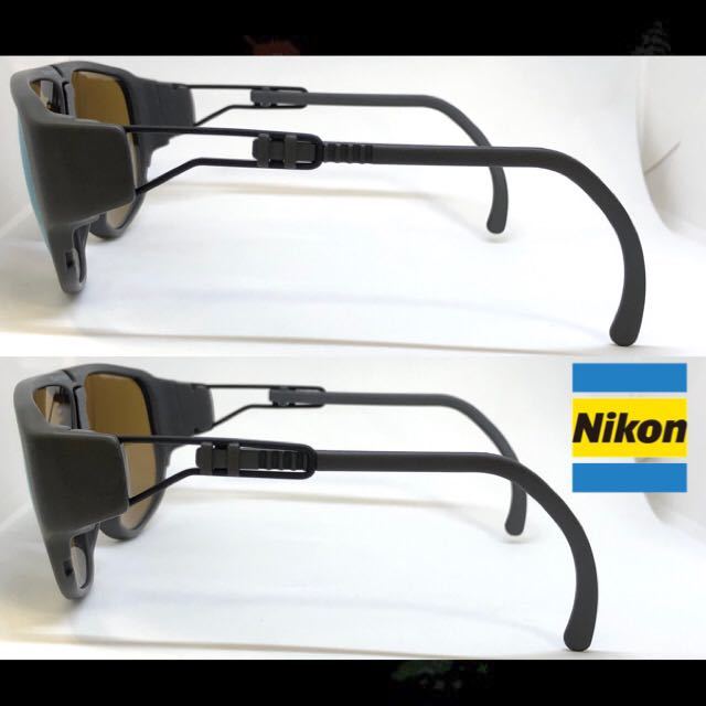  unused goods with translation free shipping Nikon Nikon Vintage snow sunglasses SP3512 gray 