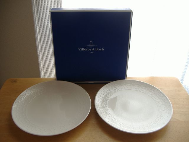 高価値 ビレロイ&ボッホ(Villeroy&Boch)大皿2枚 未使用 ビレロイ