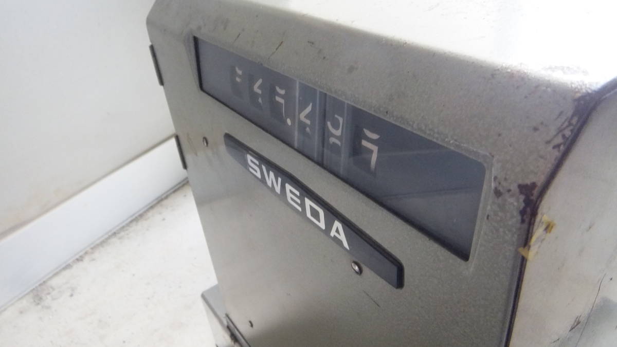 【引き取り限定】スウェーデン製 電動レジスター SWEDA スエダ Model M レトロ アンティーク 故障品　ジャンク_画像9