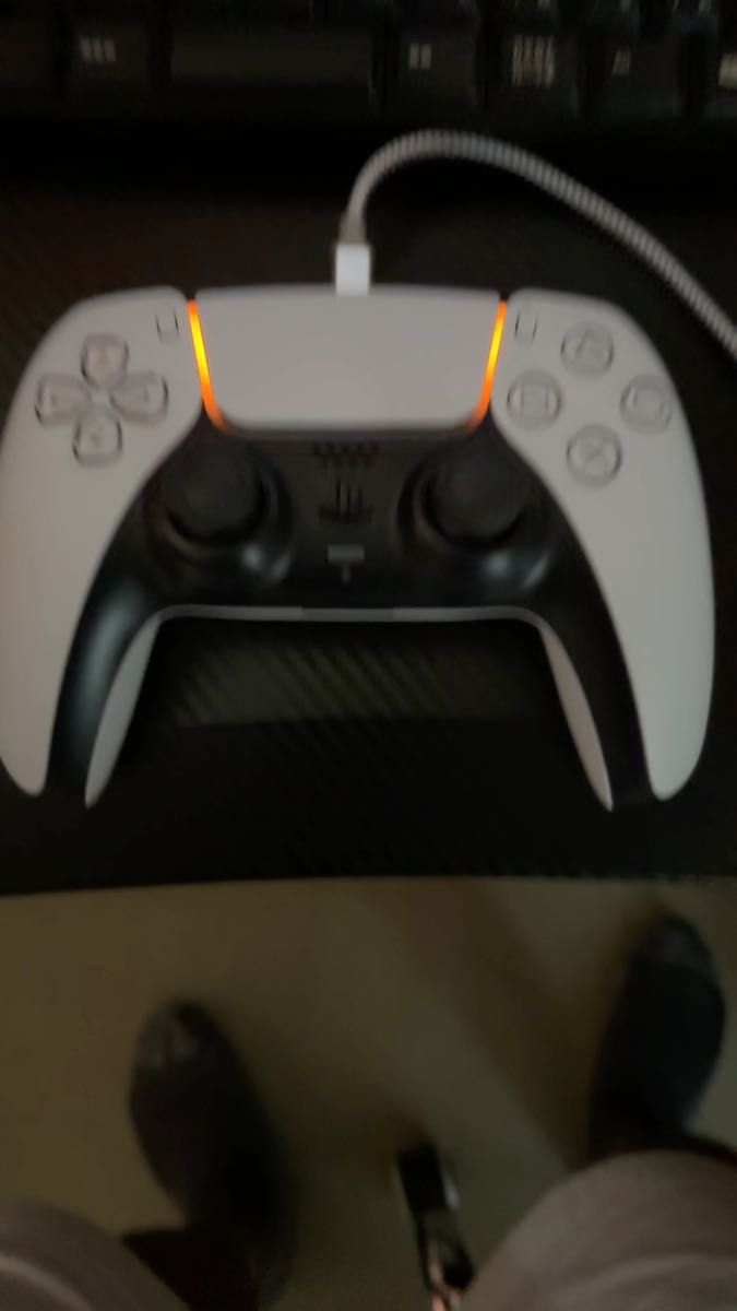 PS5 DualSense ホワイト コントローラー SONY 訳ありジャンク