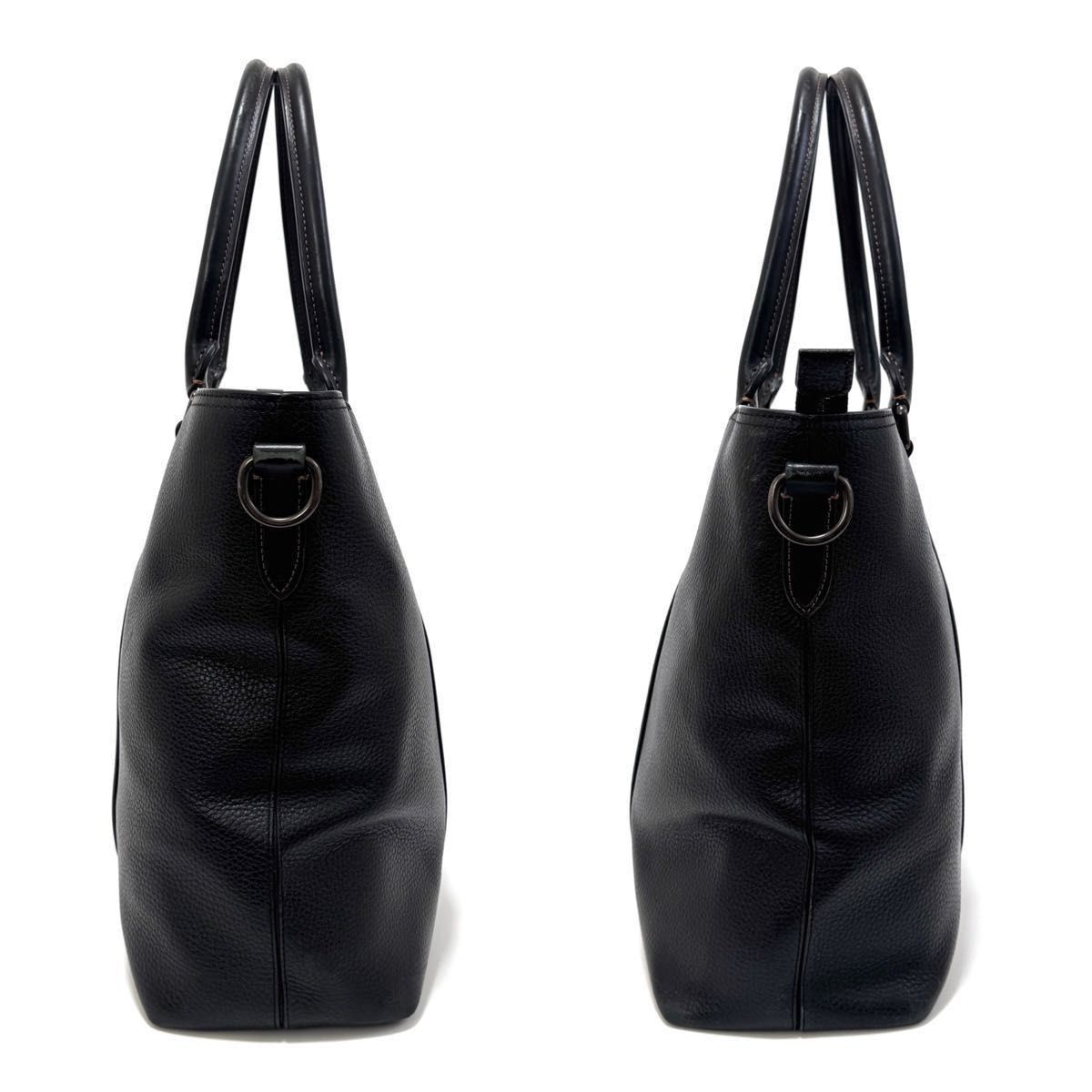 美品 コーチ COACH ビジネストートバッグ メトロポリタン 黒 レザー 本革 コーチ 88290 メトロポリタン トートバッグ ハンドバッグ