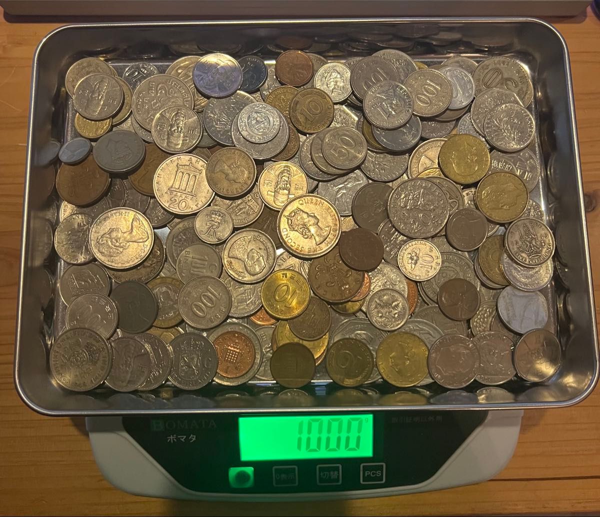 そ*ら様 外国コインまとめ コレクション 外国コイン 硬貨 古銭 外国コイン まとめ 約1kg 外国銭 硬貨 雑銭|Yahoo!フリマ(旧