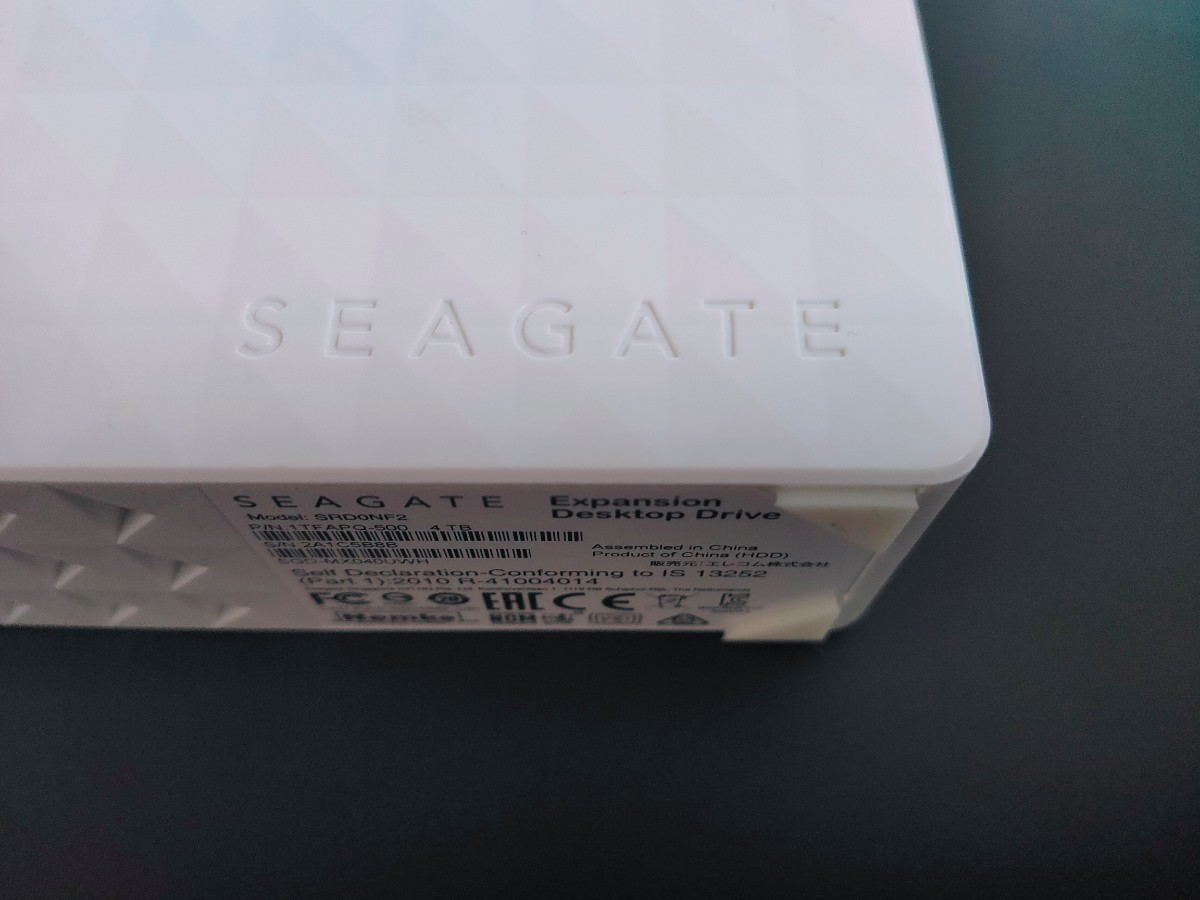 Seagate 外付 ハードディスク 2TB USB3.0 テレビ録画対応