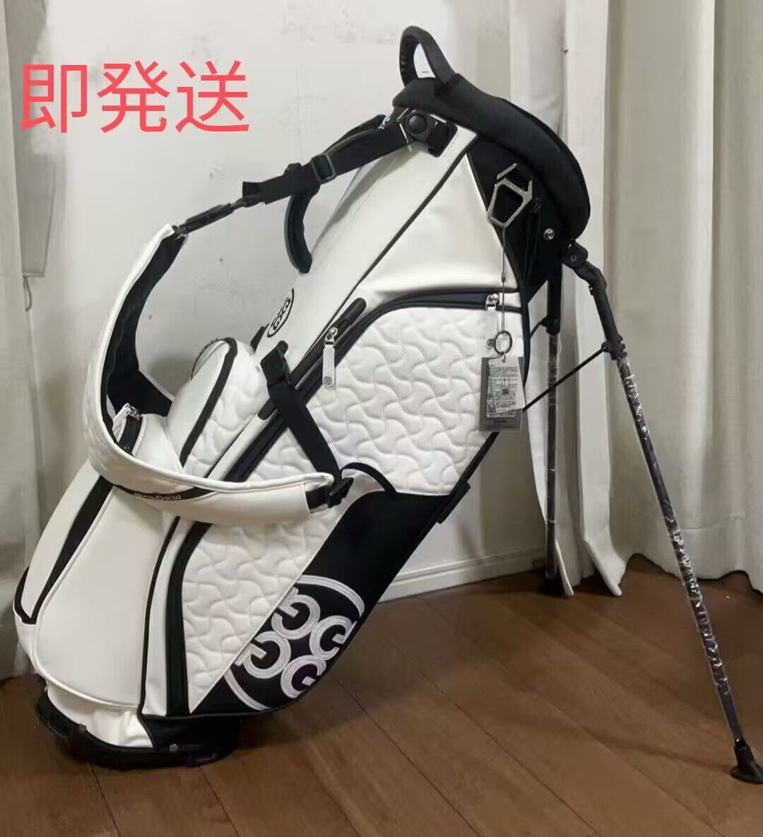 ジーフォアG/FORE キャディバッグ 男女兼用 ホワイト スタンド型 即発送 G/FORE ジーフォア スタンド型 キャディバッグ 男女兼用