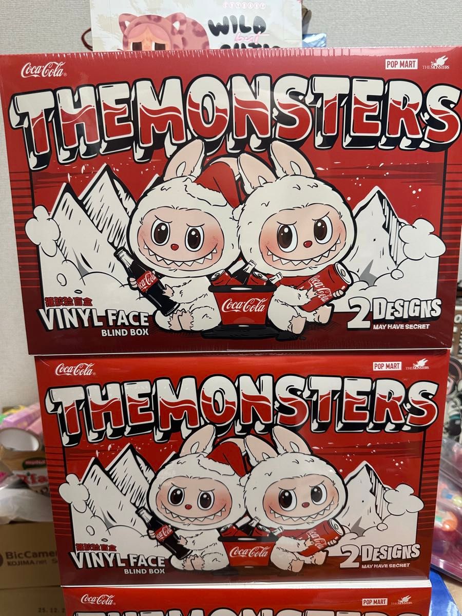 ポップマート THE MONSTERS コカ・コーラ シリーズ 2個セット ポップマート THE MONSTERS (ラブブ) コカ・コーラ シリーズ 2個