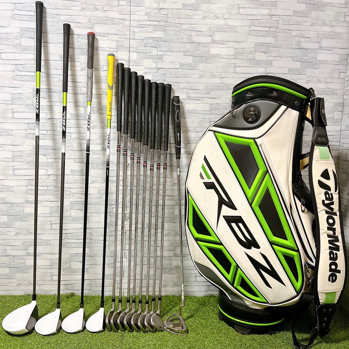 TaylorMade ゴルフクラブ13本セット ゴルフバック付 テーラーメイド TaylorMade RBZ ゴルフクラブ メンズセット 13本