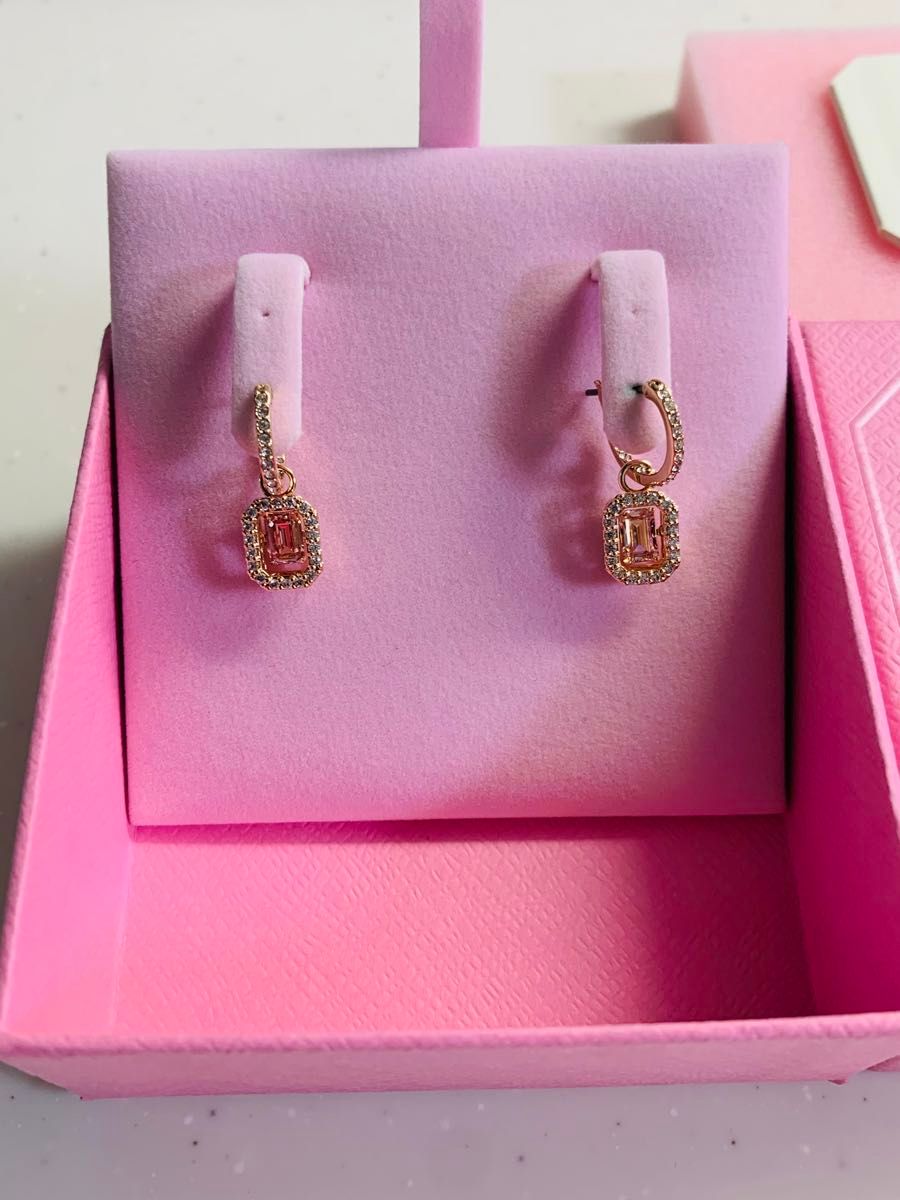 【SWAROVSKI】Millenia ドロップピアス 純正箱付き ほぼ新品 スワロフスキー Swarovski Millenia ドロップピアス