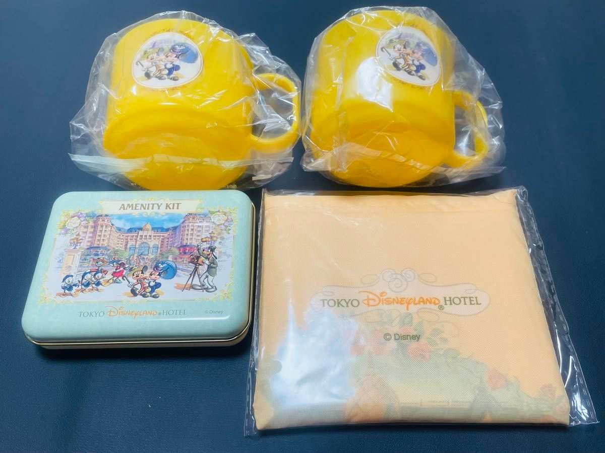 ディズニーホテル エコバッグコップセット 東京ディズニーランドホテル エコバッグ アメニティ コップ