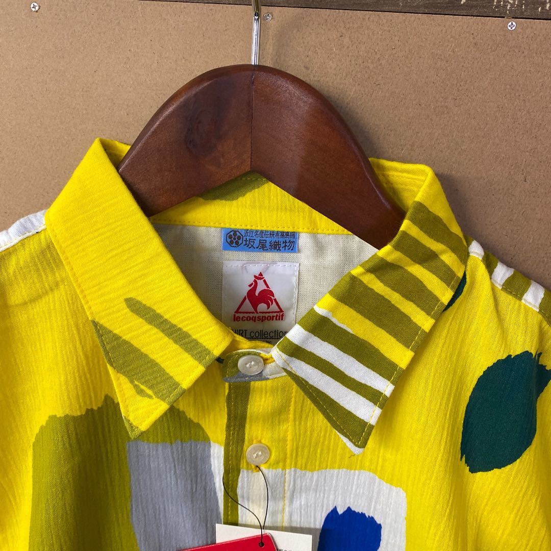 [ new goods ]SOU SOU×le coq sportif collaboration height island . short sleeves shirt L size 