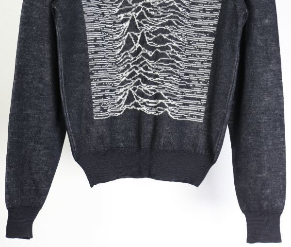 03AW RAF SIMONS ラフシモンズ JOY DIVISION UNKNOWN PLEASURES ニット 46 b2723_画像3