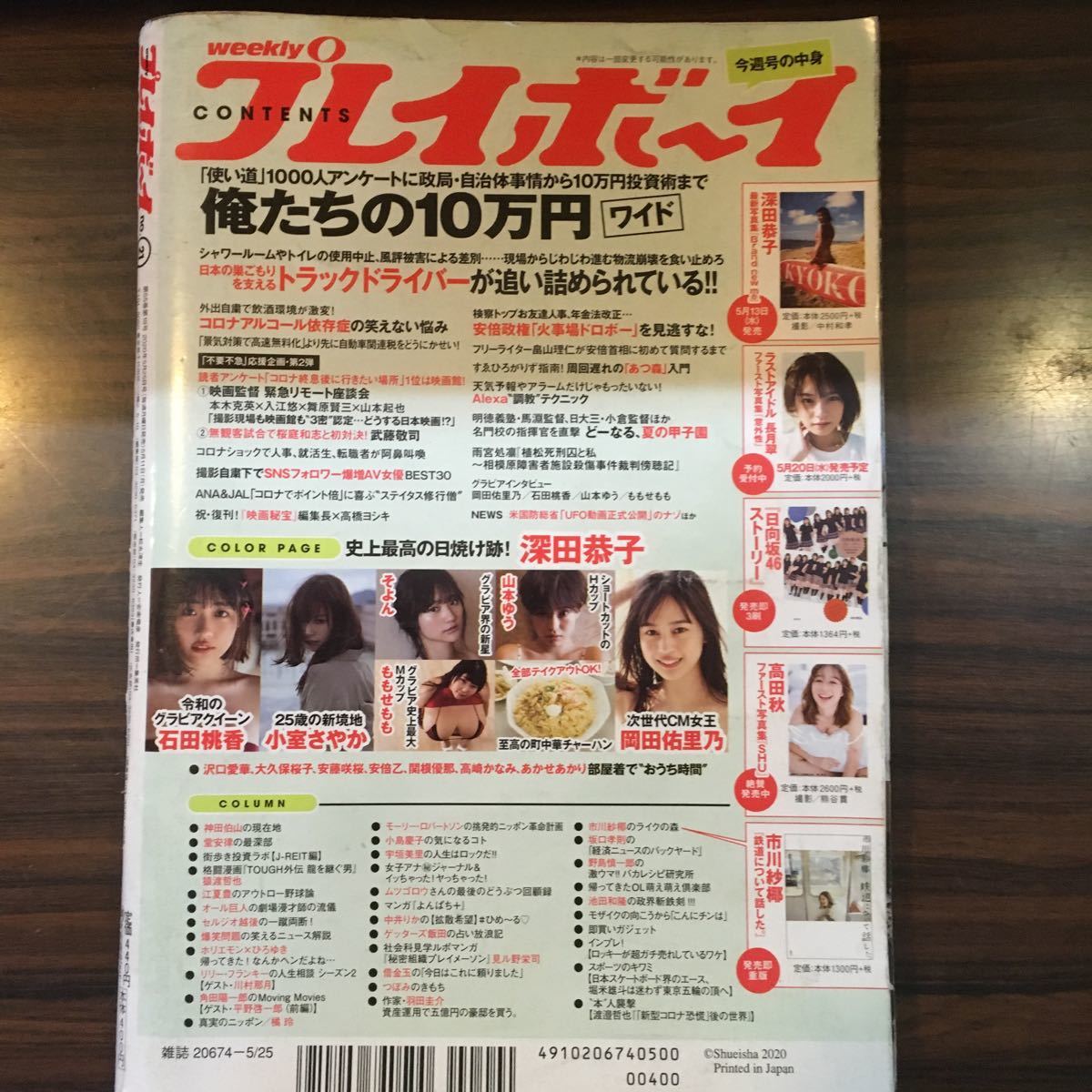 代購代標第一品牌 樂淘letao 集英社週刊プレイボーイ年21号5月25日号深田恭子 代購代標第一品牌 樂淘letao 集英社週刊プレイボーイ年21号5月25日号深田恭子