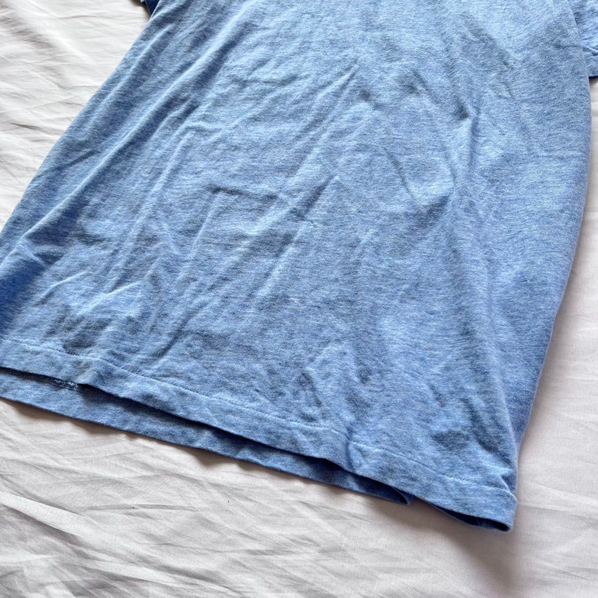 Polo Ralph Lauren★Summerブルー♪クルーネック半袖ドレス ポロ ラルフローレン クルーネック Tシャツ 水色 半袖 トップス