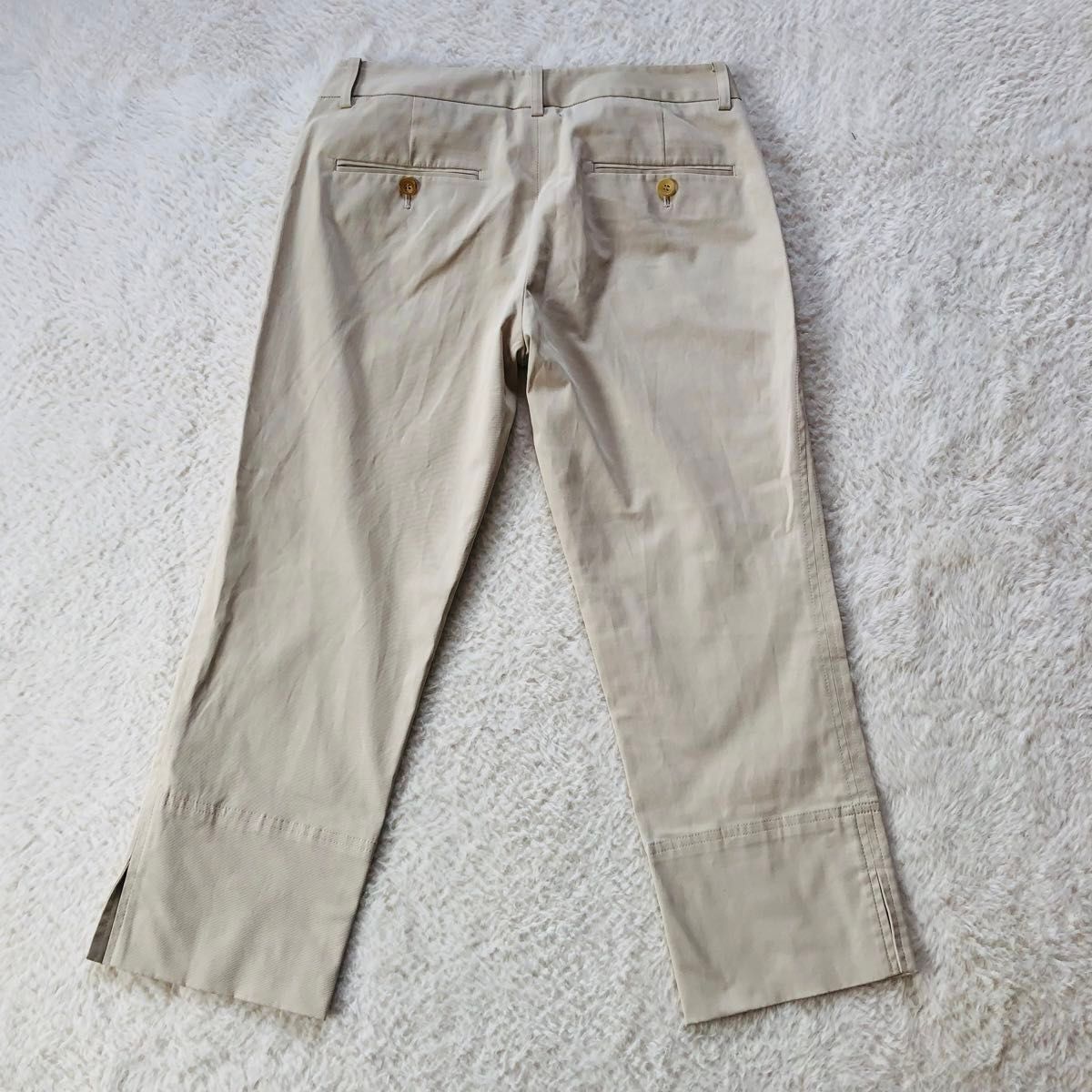 theory luxe パンツ(その他) ベージュ 0195425E0112 theory luxe】クロップドパンツ ベージュ (40) スリムフィット