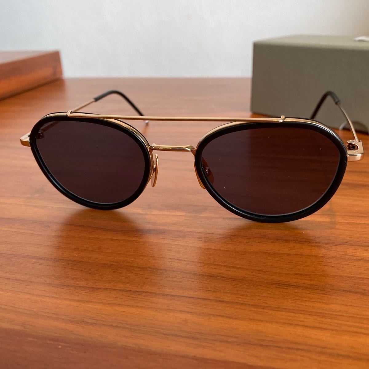 美品 送料込 トム・ブラウン THOM BROWNE TB-801 サングラス マット