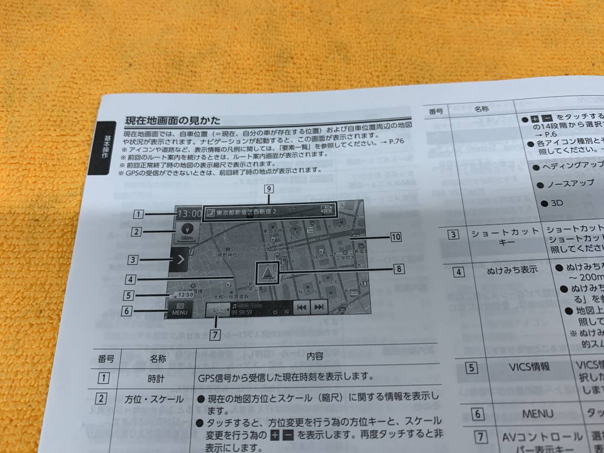 【2014年（平成26年）1月 操作ガイド clarion クラリオン NXL13 SD AVライトナビゲーション 取扱説明書 取説】の画像3