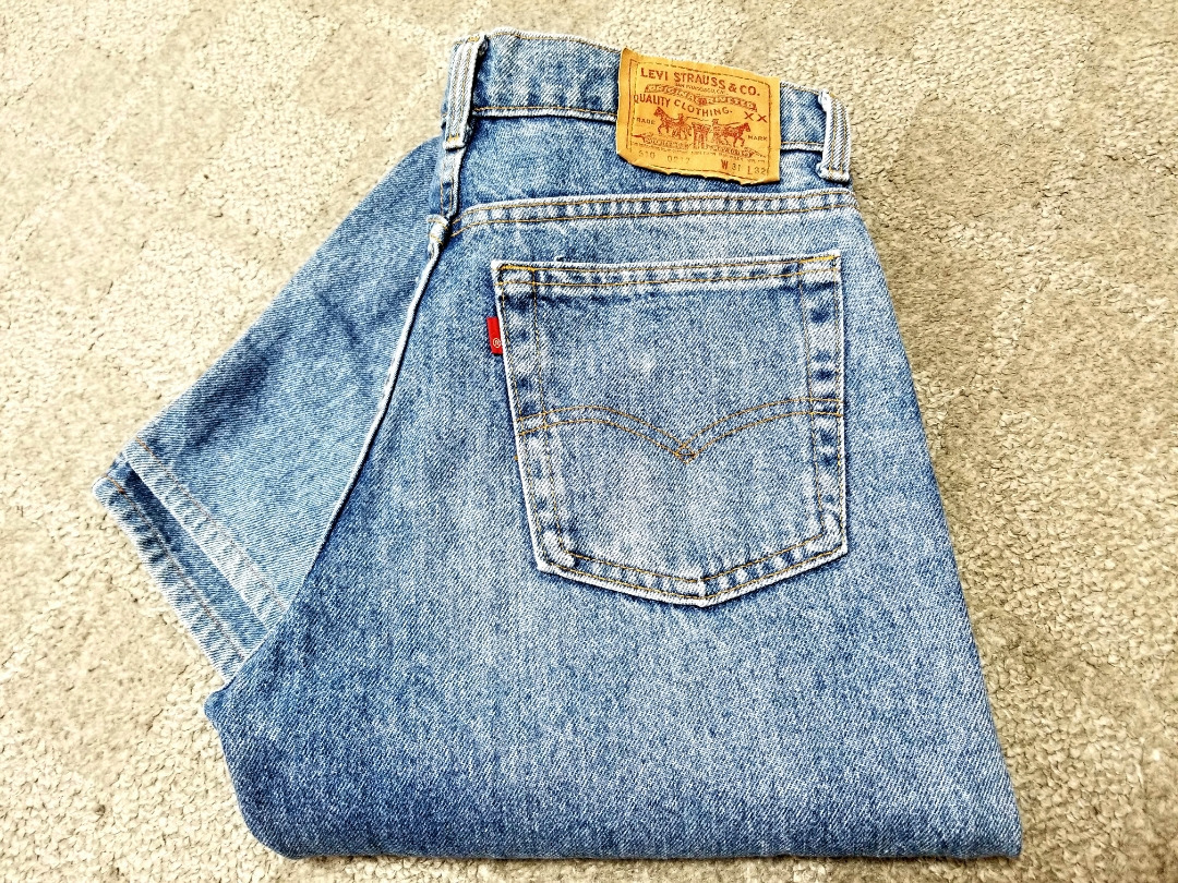 良好 80s ~90s USA製 levi's 610-0217 スリムテーパードジーンズ w31 アメリカ製 ビンテージジーンズ 80年代 90年代 / 610 606_画像1