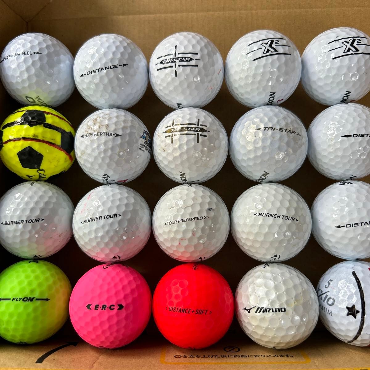 キャロウェイ、スリクソンゴルフボール20個 ゴルフボール まとめ売り 20個SRIXON Callaway 他|Yahoo!フリマ
