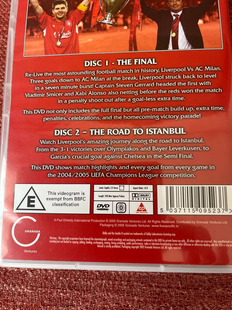 リバプール 2004 2005 決勝 DVD リバプール 2004 2005 決勝 DVD リバプール 2004 2005 決勝 DVD