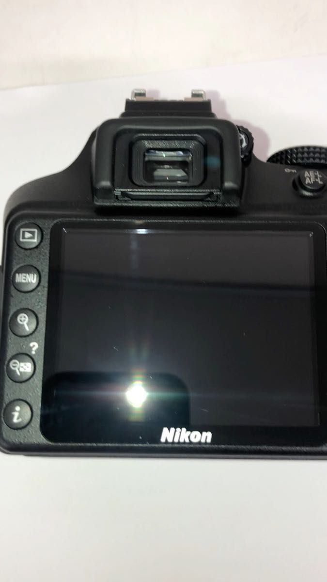 NIKON D3400 ダブルズームキット レンズ2本不具合あり(実使用は可)ボディ美品 シャッター回数839回/一眼デビュー向け
