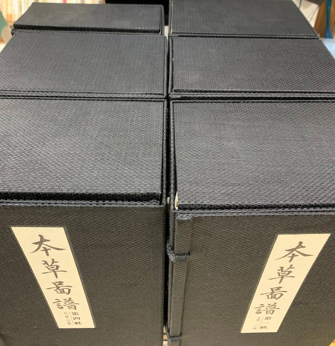スケールモデル 新作 限定復刻版 本草図譜 第1帙~第6帙 全92冊・解説3 和書