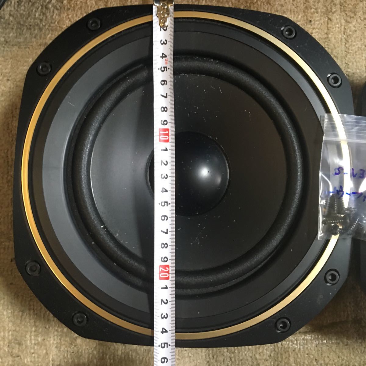  adventure price!KENWOOD S-V33E speaker subwoofer pair exclusive use screw attaching sound out OK!