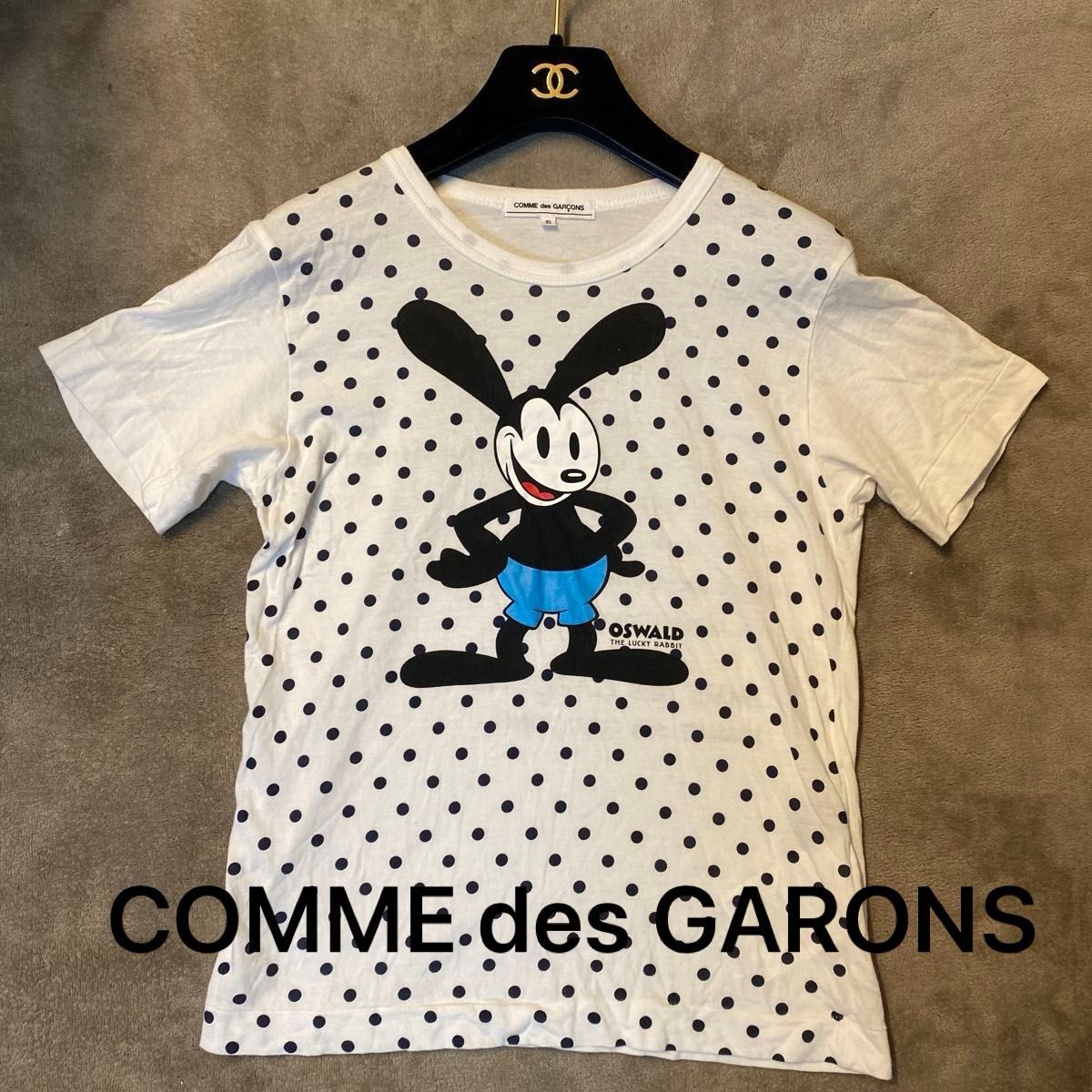 コムデギャルソン ディズニー オズワルド ミッキー 半袖 Tシャツ カットソー コムデギャルソン オズワルド ミッキー 半袖Tシャツ ドット柄