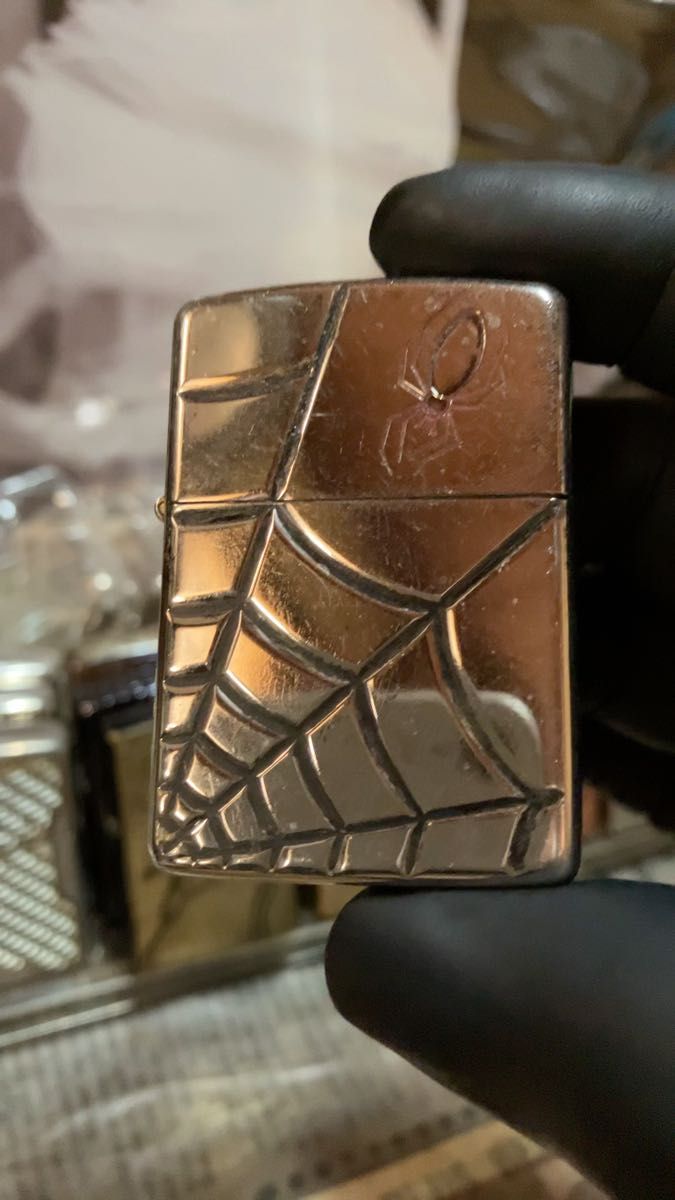 ZIPPO ジッポー Armor 蜘蛛の巣 シルバー 2007年製