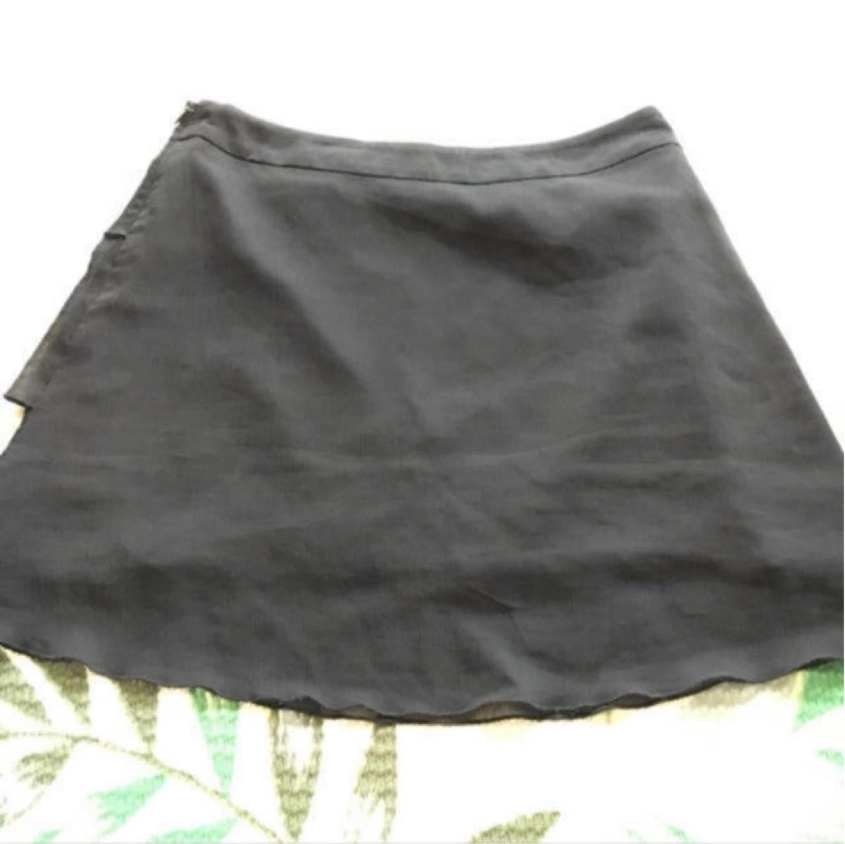 GU 黒スカート　ミニスカート　台形スカート　コスプレ