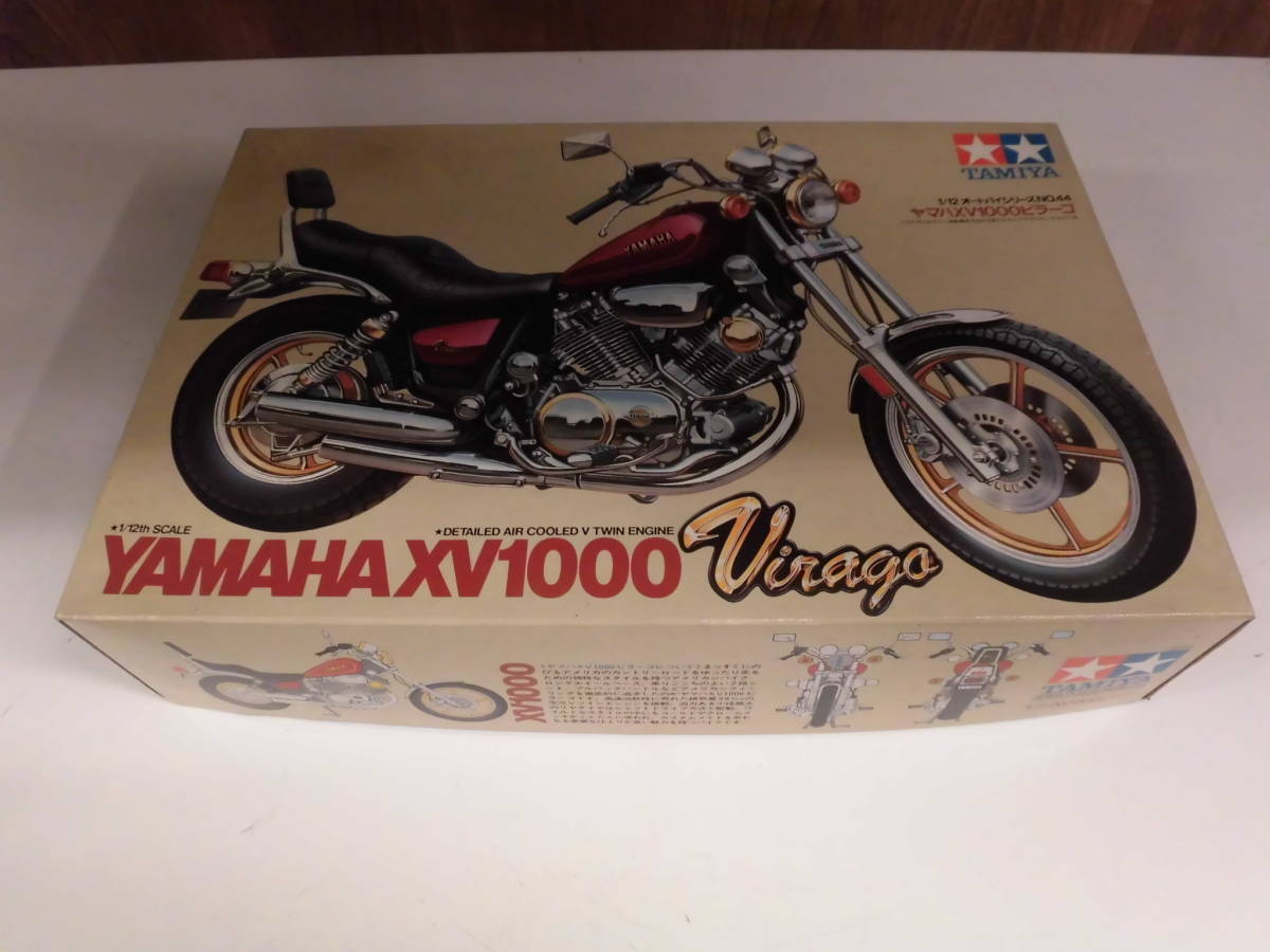  Yamaha XV1000 Virago* Tamiya plastic model ( unassembly ) 1/12*1985 year made * Vintage * at that time thing 