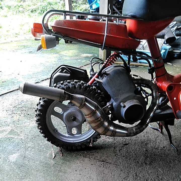 「ロードパルHONDA ホンダ ボアアップ ディオエンジン チャンバー付き モトクロスタイヤ 　BMX　カブ」の画像2
