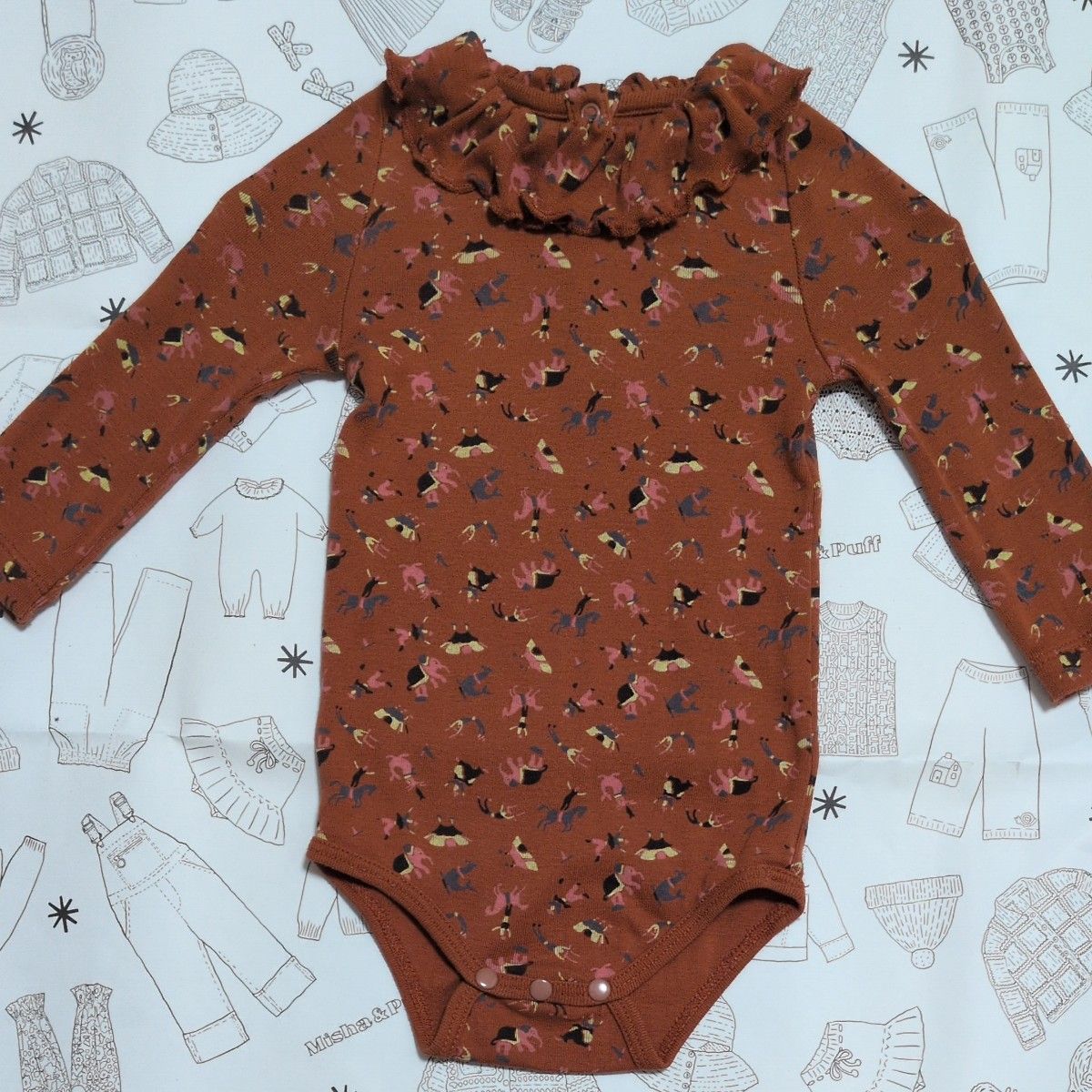 misha&puff circus ボディ 12-18m Misha&Puff LAYETTE PALOMA CINNAMON CIRCUS 6-12m|Yahoo