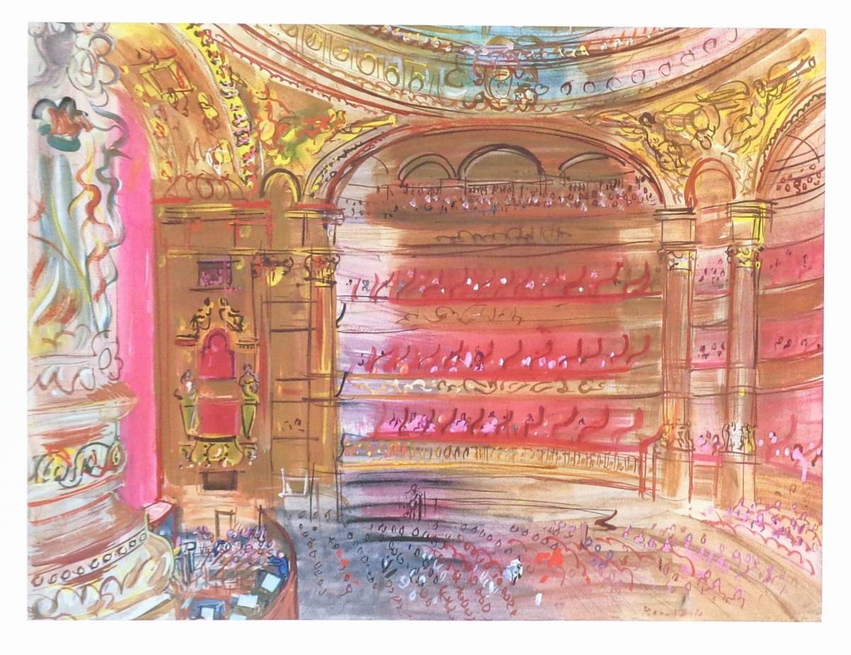 新品☆額付アートポスター◇ラウル・デュフィ☆Raoul Dufy☆The Opera