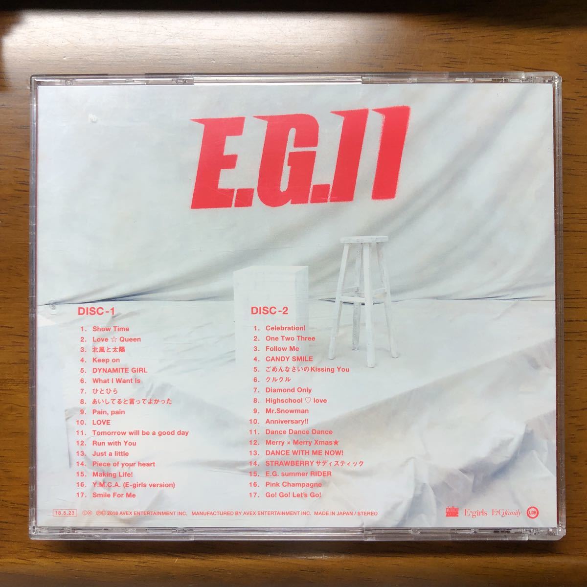送料無料！CD E-girls E.G.11 2枚組_画像2