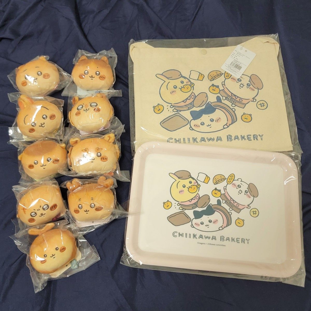 ちいかわ ベーカリー グッズ 11点まとめ売り(マスコット、トレー、サコッシュ) ちいかわ ベーカリー グッズ 11点まとめ売り(マスコット トレー