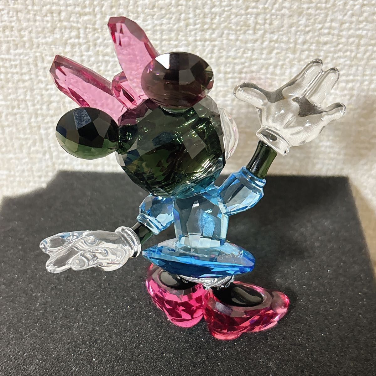 極美 SWAROVSKI スワロフスキー クリスタル ディズニー ミニーマウス 極美品】SWAROVSKI スワロフスキー クリスタル ディズニー