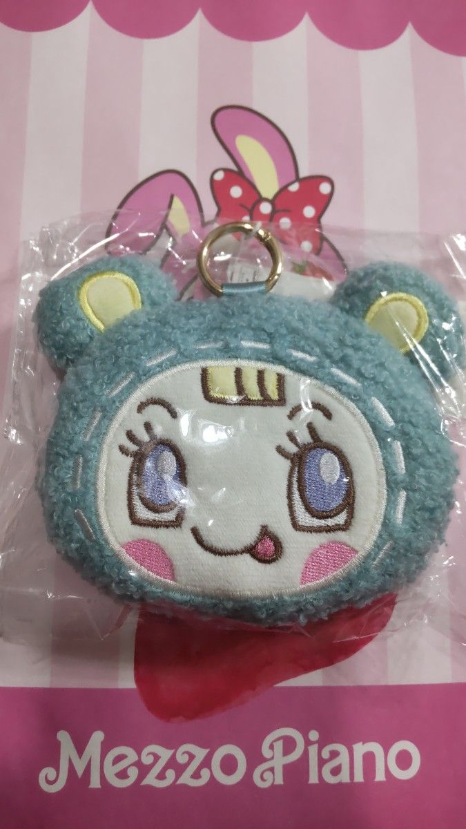 ナルミヤ メゾピアノ ブルーベリエ ぬいぐるみ キーホルダー ポーチ 新品 メゾピアノ ブルーベリエちゃん もこもこ ミニ ポーチ