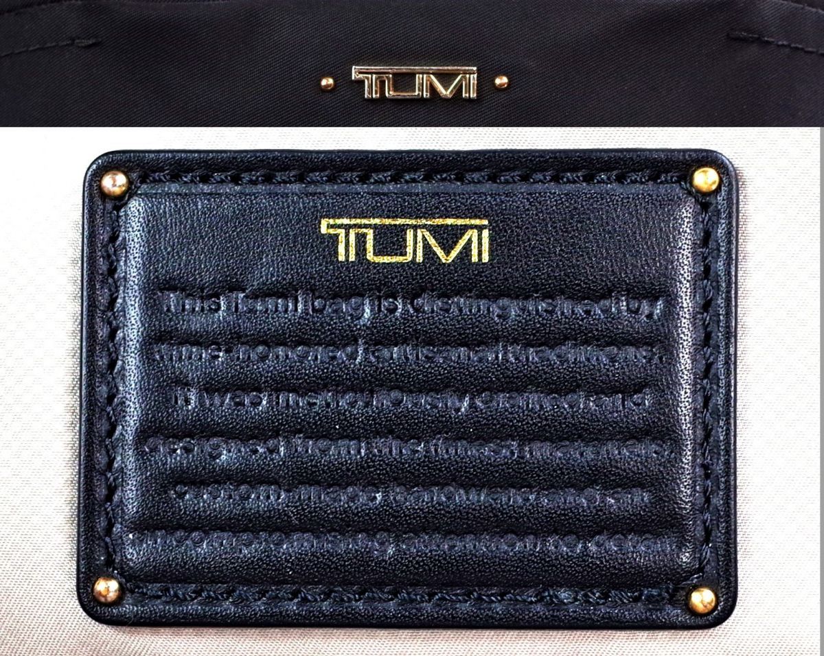 TUMI・トゥミ 484702D Voyageur 『ナディア』 コンバーチブルバックパック＆スリング ブラック【美品】_画像10