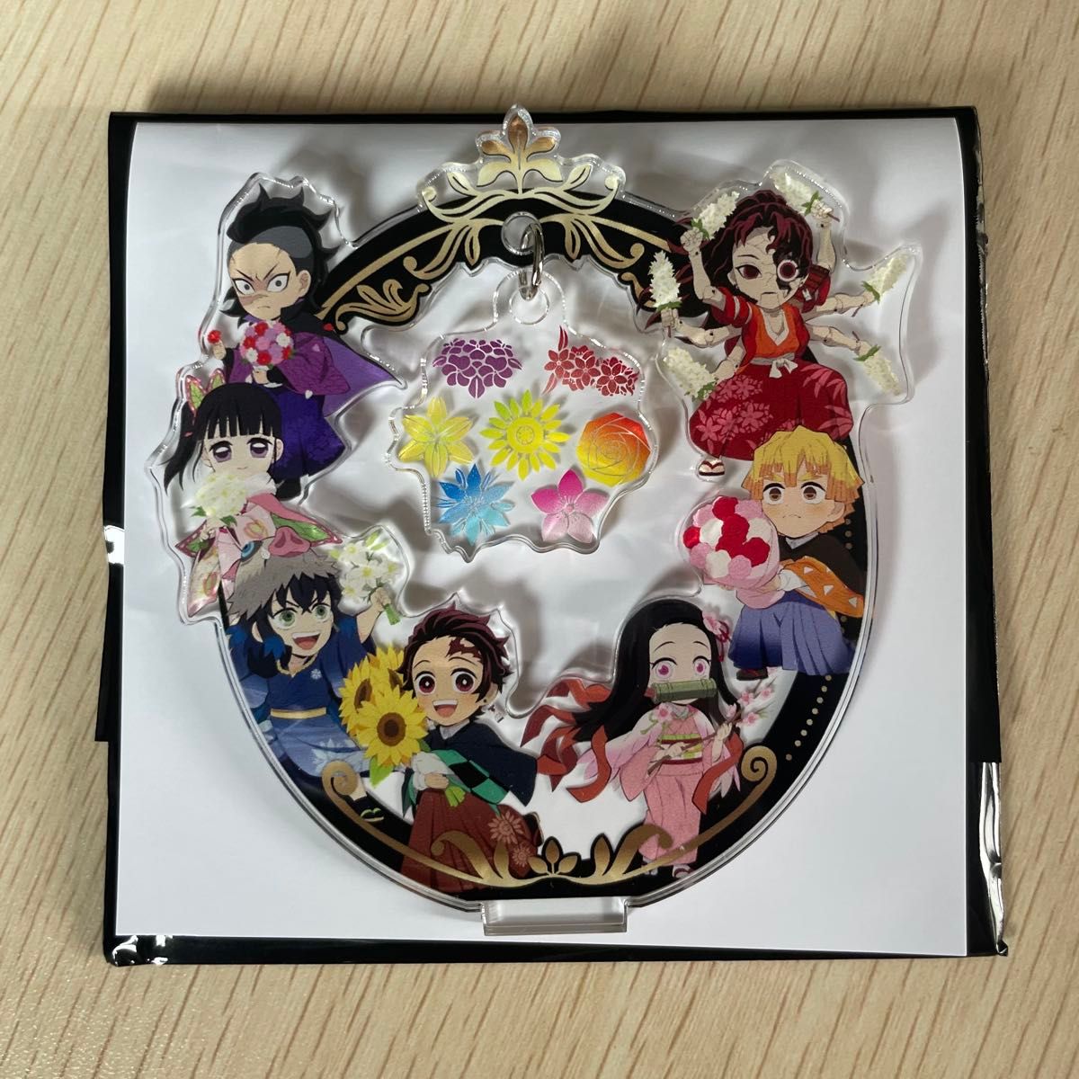 鬼滅の刃 ニジゲンノモリ ゆらゆらアクリルスタンド ネオン缶バッジ 無一郎 ニジゲンノモリ 鬼滅の刃 ゆらゆらアクリルスタンド 2023
