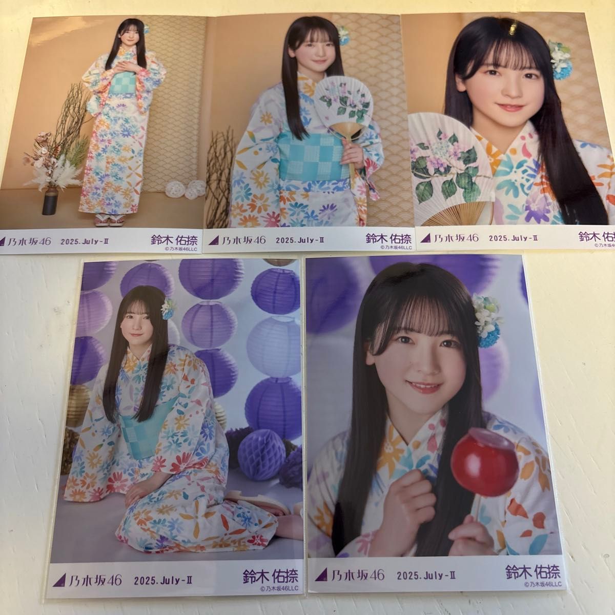 乃木坂46 森平麗心 浴衣 2025 5種コンプ 生写真 乃木坂46 生写真 森平麗心 浴衣 2025 5種コンプ(乃木坂46生写真