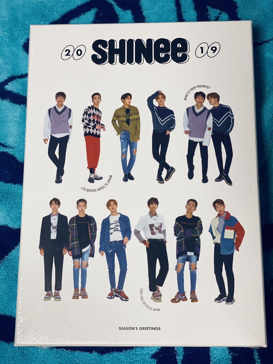 【新品未開封】SHINee ☆ 2019 SEASON'S GREETINGS シーグリ テミン オニュ ジョンヒョン キー ミノ /トレカ DVD CD Blu-ray_画像1