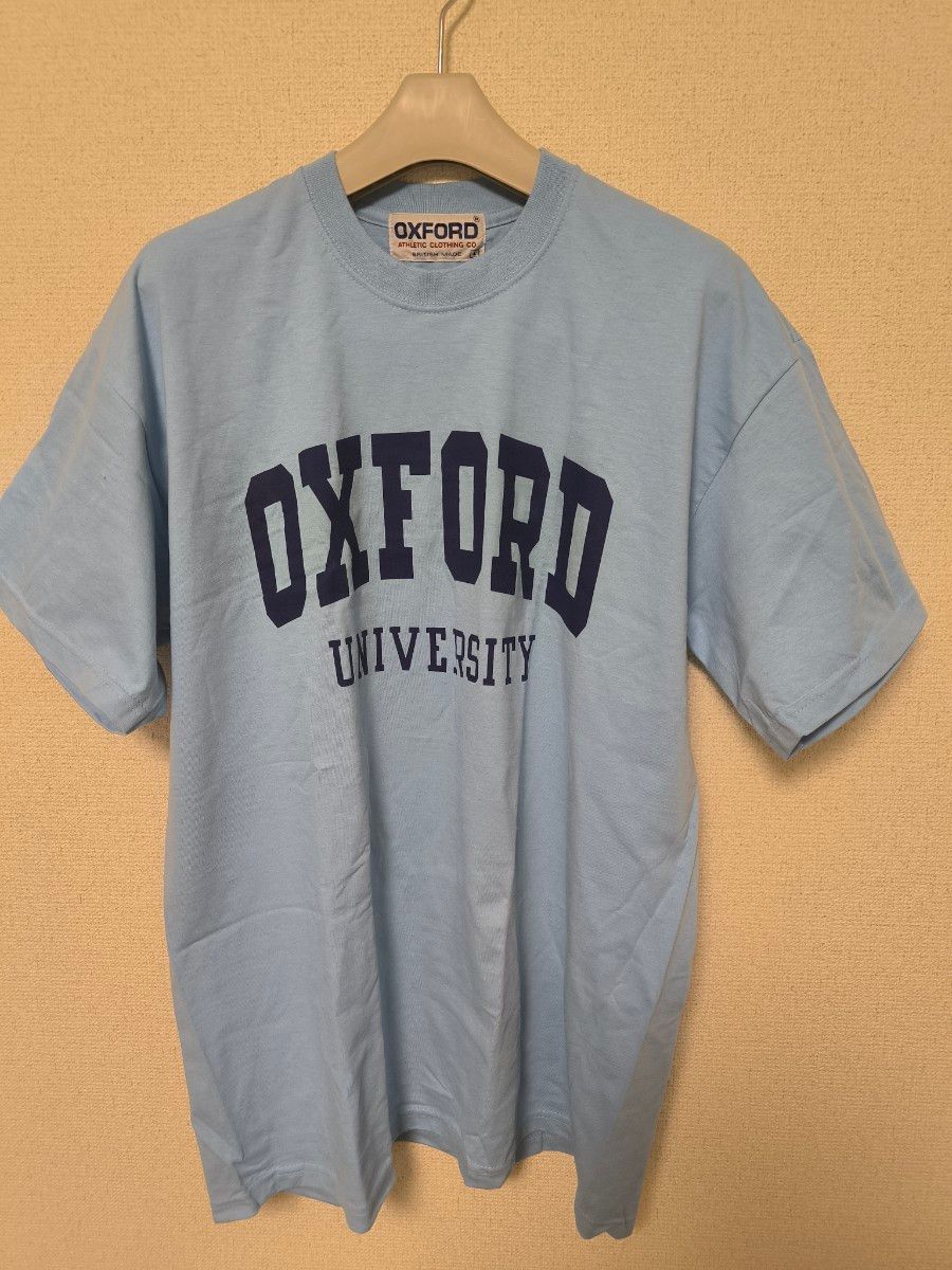 新品タグ付き 未使用 オックスフォード大学 カレッジTシャツ イギリス タグ付き未使用品】カレッジTシャツ オックスフォード大学 L
