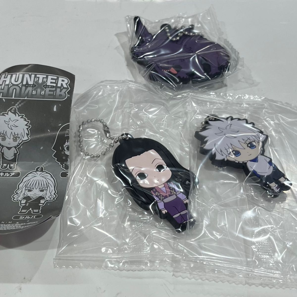 ハンターハンター ラバーマスコット6 ラバスト ラバマス キルア イルミ ミケ HUNTER×HUNTER カプセルラバーマスコット vol 6 キルア・イルミ