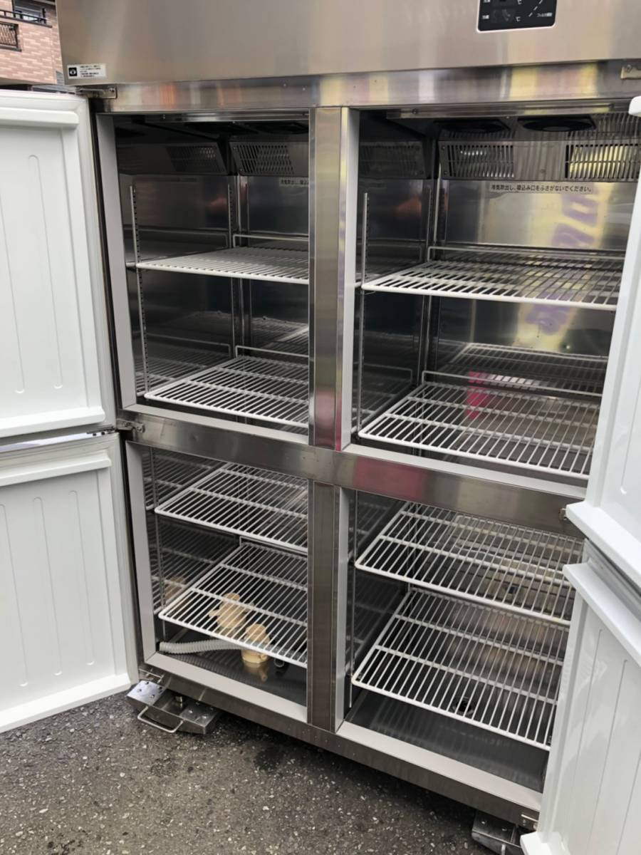 ク217-3　フジマック　冷凍冷蔵庫　2凍2蔵　FR1265F2Ki　単相100V　2017年製　W1200×D800×H1950㎜_画像5