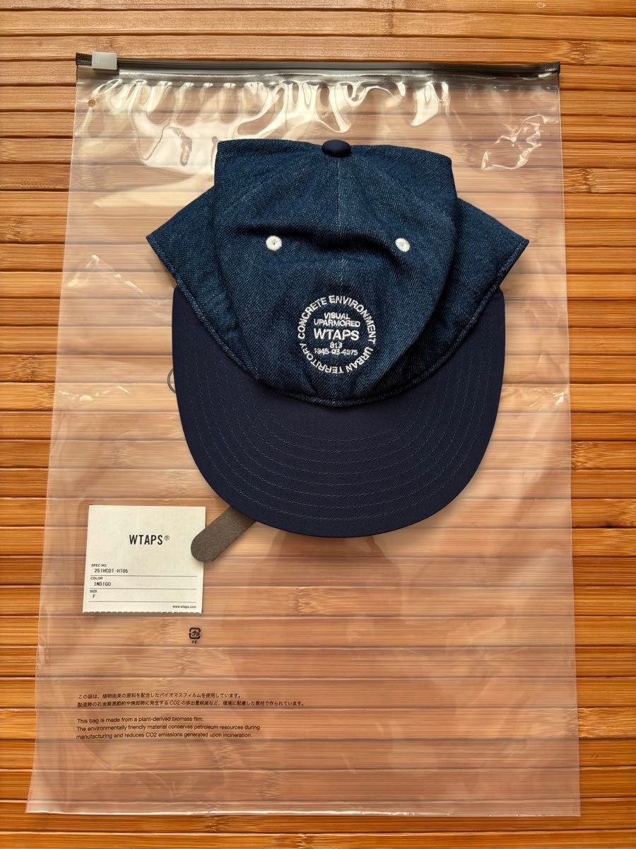 wtaps 25ss T-6M 05 / CAP / . DENIM ブラック wtaps 25ss T-6M 05 / CAP / COTTON DENIM ダブルタップス