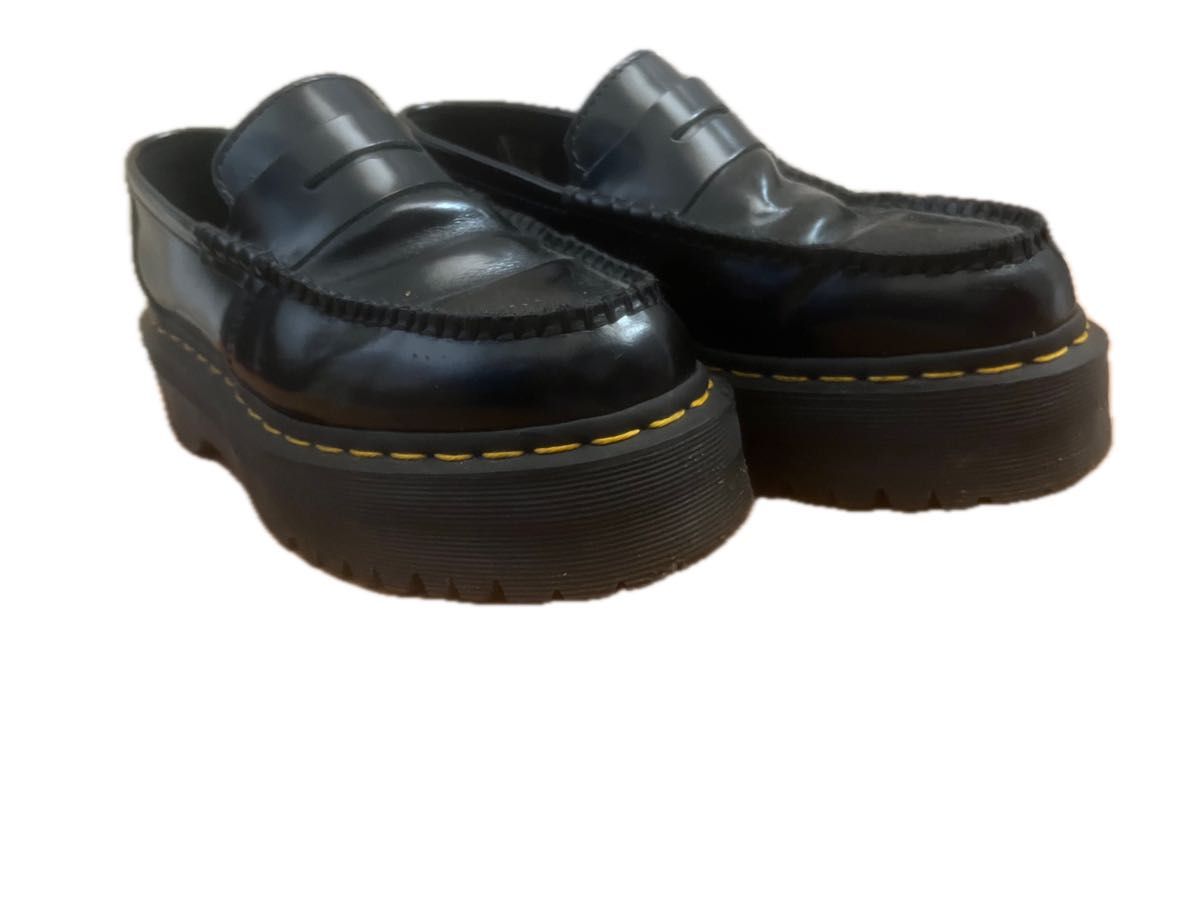 【お値下げ交渉可】Dr. Martens ブラックレザー厚底ローファー 38 入手困難】Dr Martens 厚底 ローファー|Yahoo!フリマ(旧PayPay