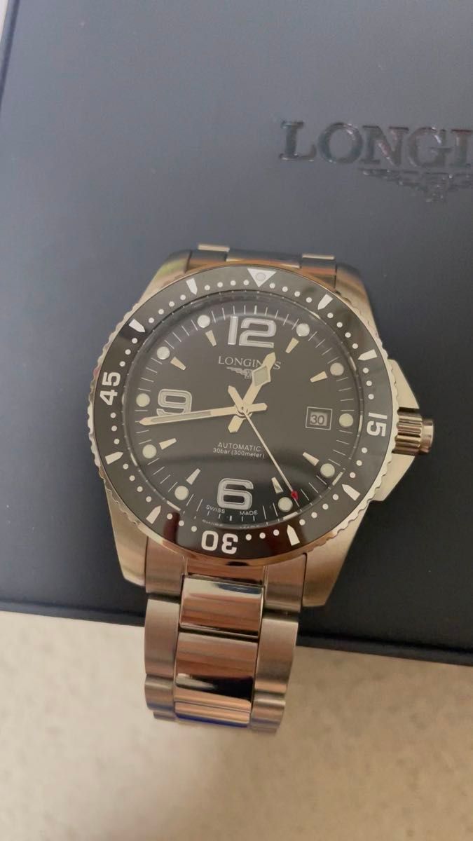 【美品・箱付き】LONGINES ロンジン ハイドロコンクエスト 自動巻き