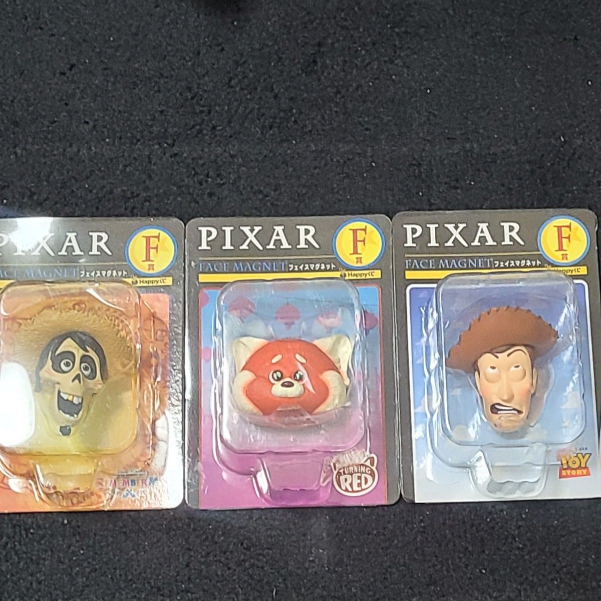 ピクサー ハッピーくじ F賞 フェイスマグネット 3点セット Happyくじ PIXAR F賞 フェイスマグネット 3種類 セット売り 最