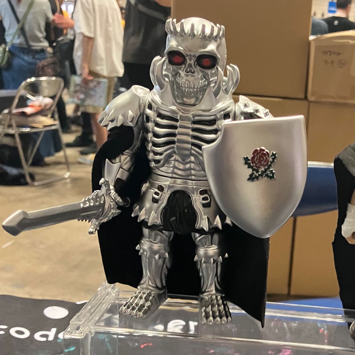 新品未開封 ワンフェス2025夏 wf2025s ベルセルク 騎士 ワンフェス ベルセルク 髑髏の騎士 ソフビ 未開封 code corner ワンフェス