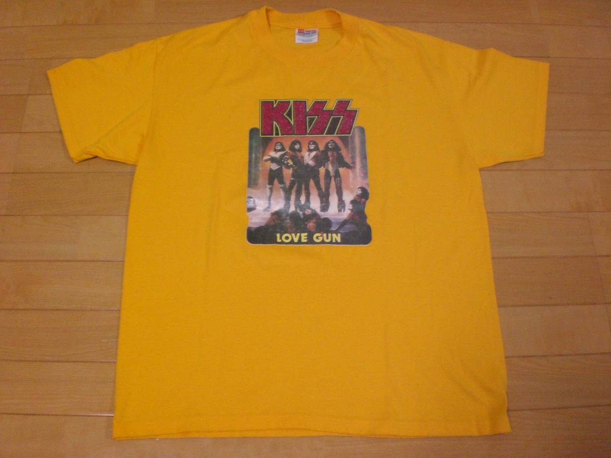 ビンテージ 90s KISS キッス Tシャツ GUNS N ROSES METALLICA NIRVANA DEF LEPPARD KISS AC/DC POISON QUEEN AERO SMITH LOVE GUN SKID ROW_画像1